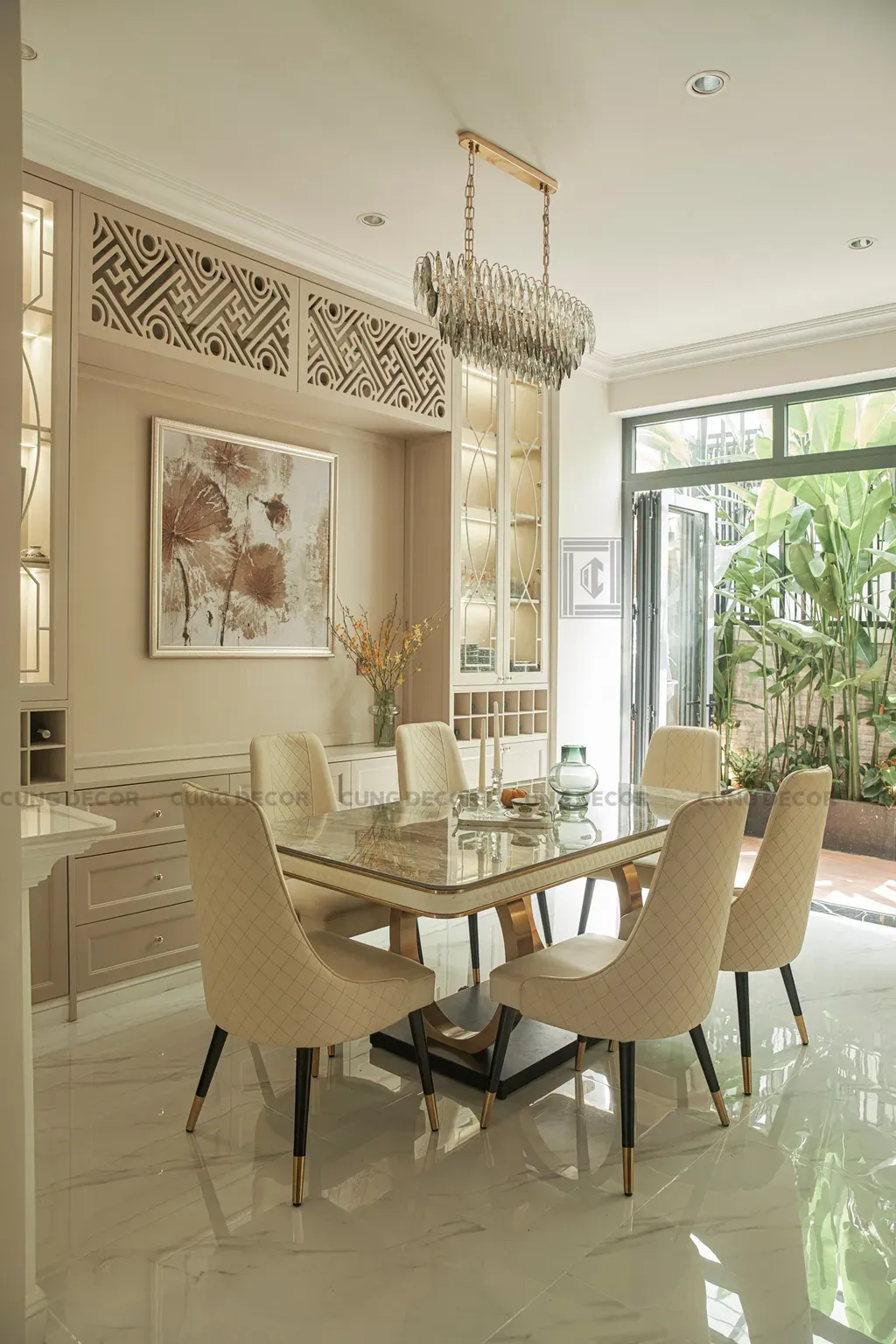 Phòng ăn - Nhà phố liền kề Lakeview City - Phong cách Bán cổ điển | Space T