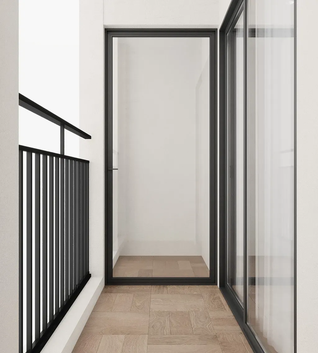 Lô gia - Căn hộ Landmark 3 Vinhomes Central Park - Phong cách Japanese | Space T