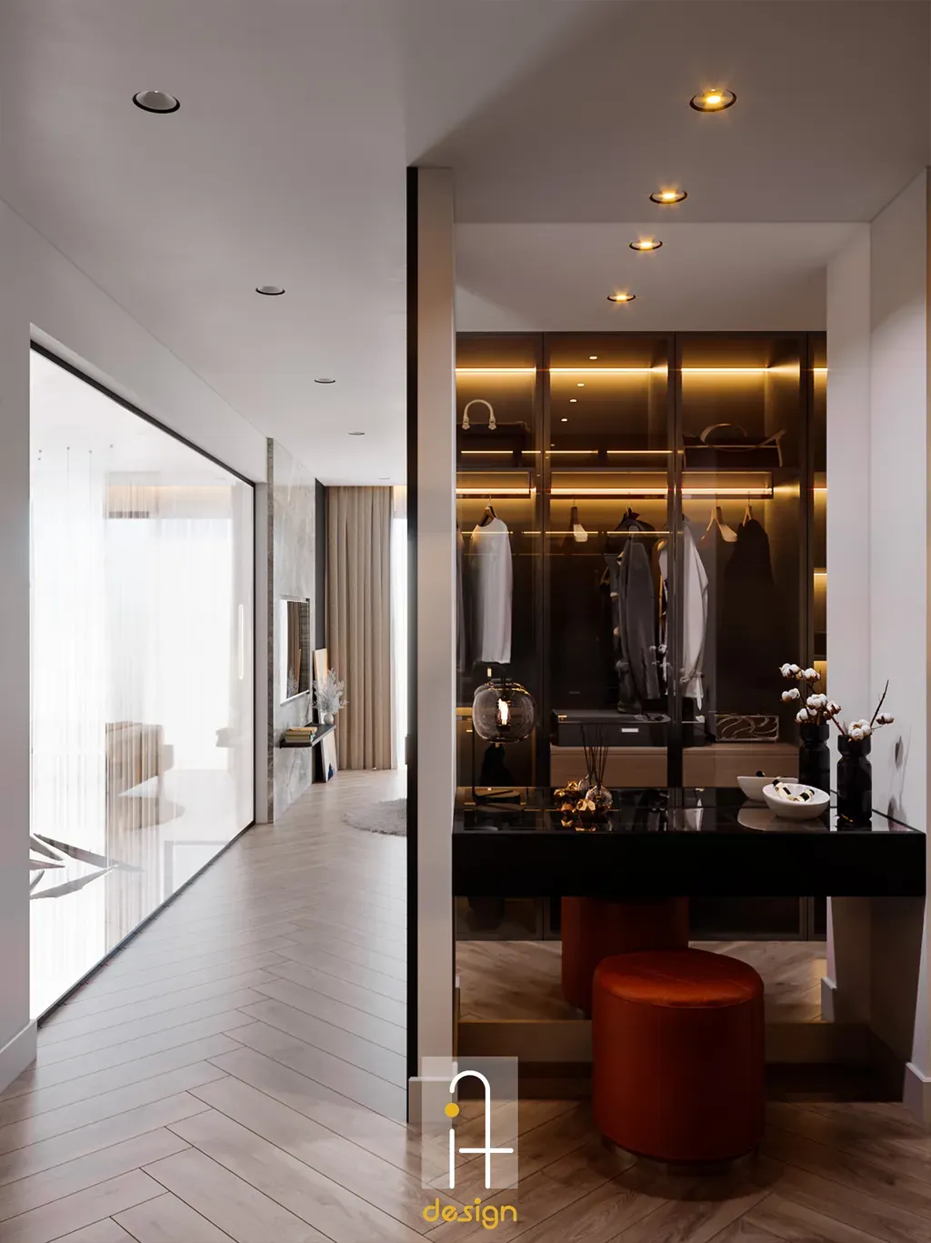 Phòng thay đồ - Căn hộ duplex Feliz en Vista - Phong cách Modern | Space T