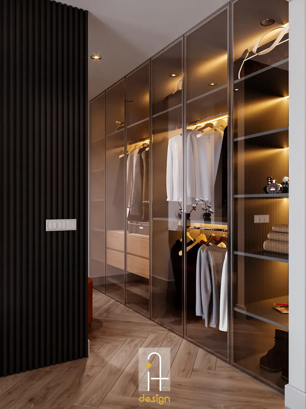 Phòng thay đồ - Căn hộ duplex Feliz en Vista - Phong cách Modern | Space T