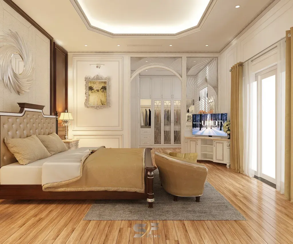 Phòng ngủ - Biệt thự Bình Dương - Phong cách Neo Classic | Space T