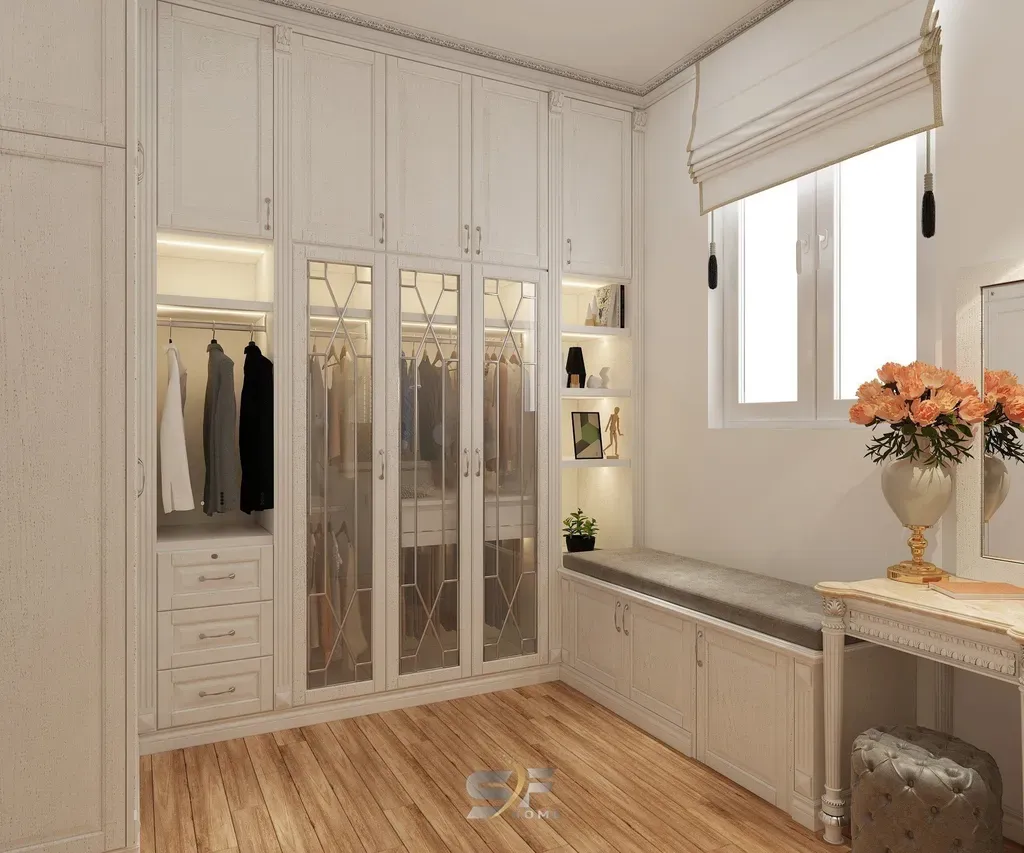 Phòng thay đồ - Biệt thự Bình Dương - Phong cách Neo Classic | Space T