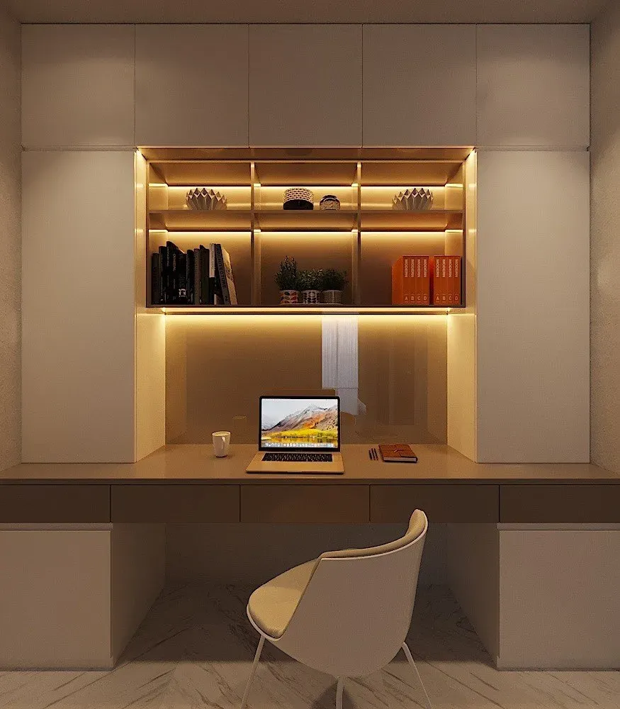 Phòng làm việc - Căn hộ Sarica Khu Sala - Phong cách Modern | Space T