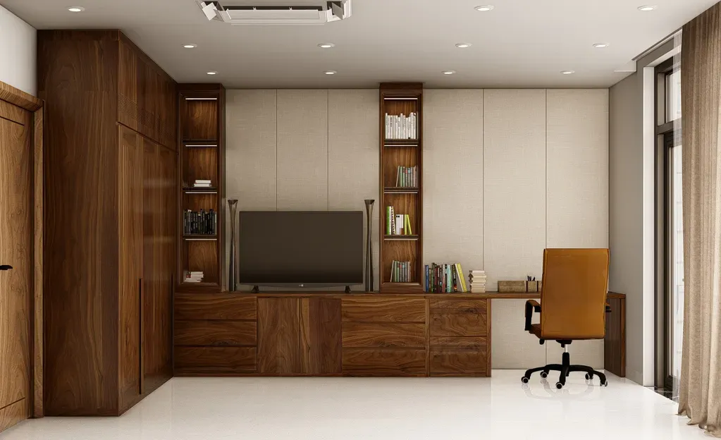 Phòng ngủ, Phòng làm việc - Nhà phố khu Vinhomes Grand Park - Phong cách Modern | Space T