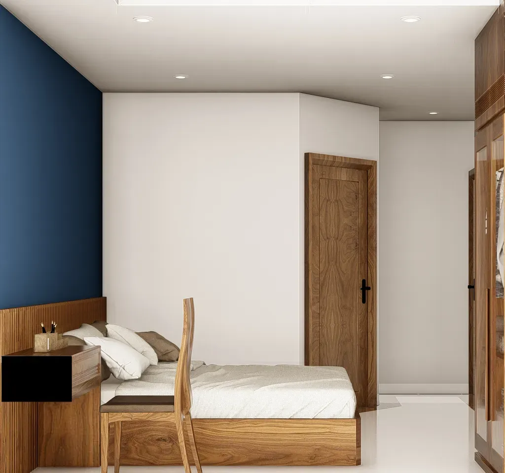 Phòng ngủ - Nhà phố khu Vinhomes Grand Park - Phong cách Modern | Space T