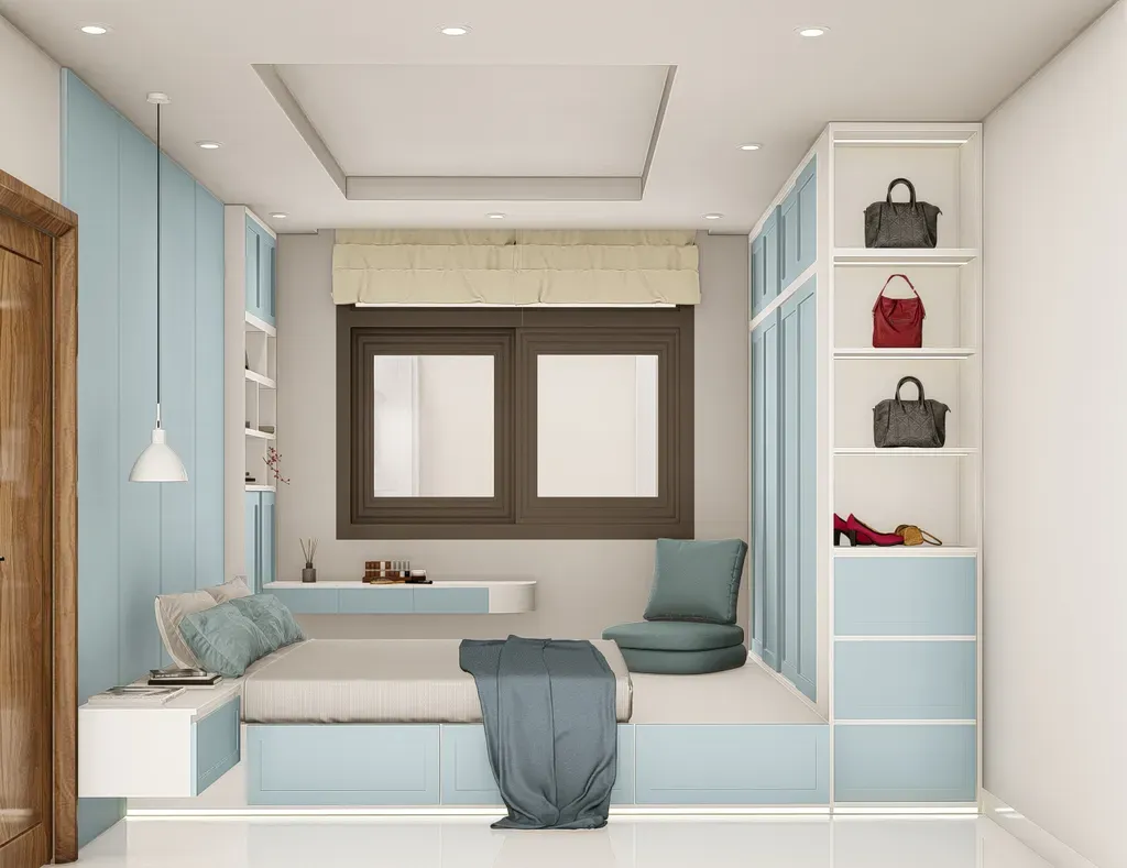 Phòng ngủ - Nhà phố khu Vinhomes Grand Park - Phong cách Modern | Space T
