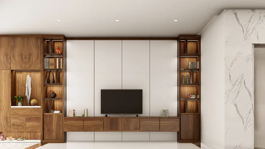 Phòng khách - Nhà phố khu Vinhomes Grand Park - Phong cách Modern | Space T