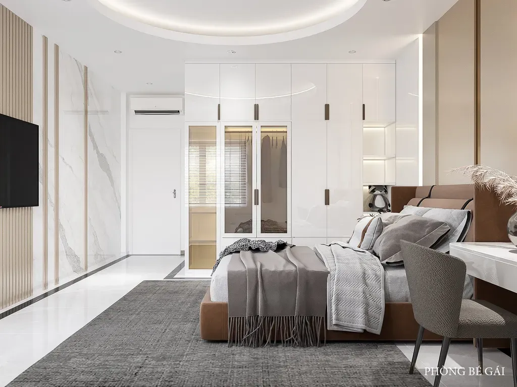 Phòng ngủ - Nhà phố Lê Trọng Tấn - Phong cách Modern | Space T