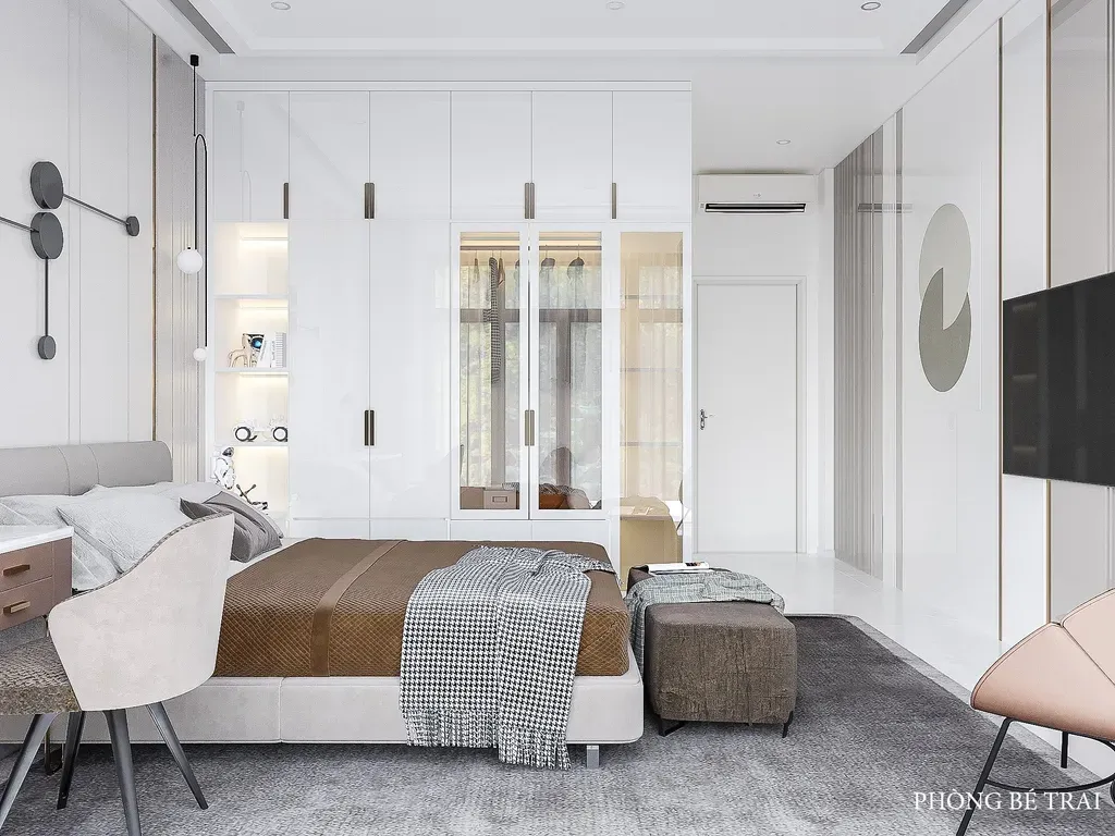 Phòng ngủ - Nhà phố Lê Trọng Tấn - Phong cách Modern | Space T