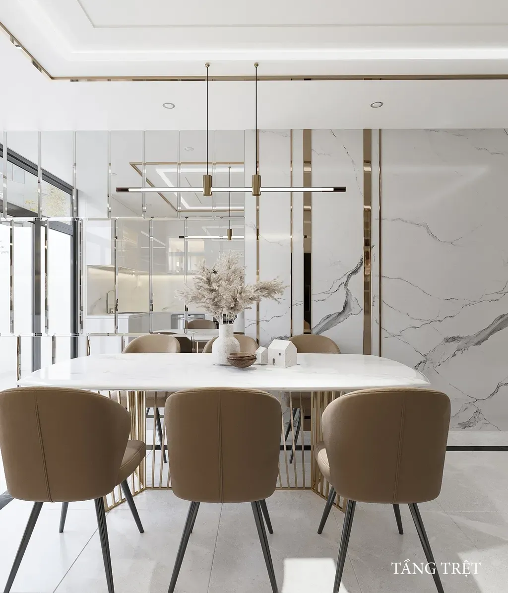 Phòng ăn - Nhà phố Lê Trọng Tấn - Phong cách Modern | Space T