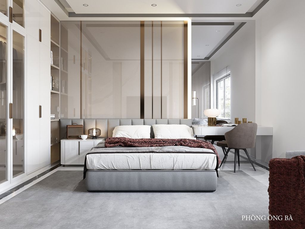 Phòng ngủ - Nhà phố Lê Trọng Tấn - Phong cách Modern  | Space T