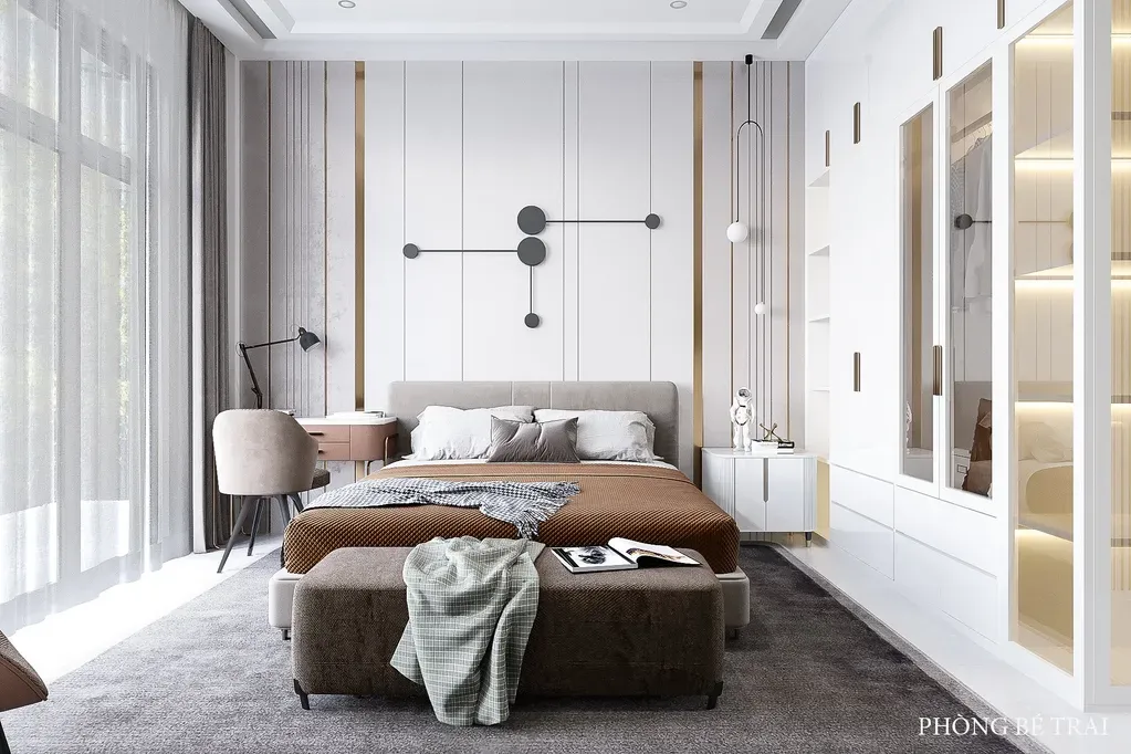 Phòng ngủ - Nhà phố Lê Trọng Tấn - Phong cách Modern | Space T