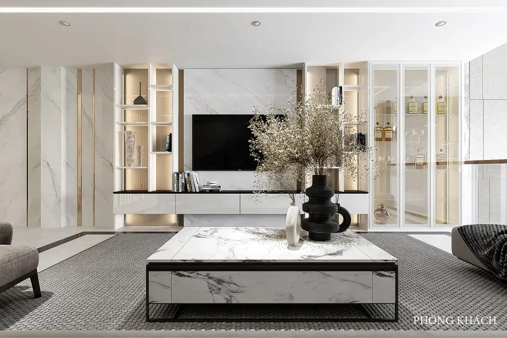 Phòng khách - Nhà phố Lê Trọng Tấn - Phong cách Modern | Space T