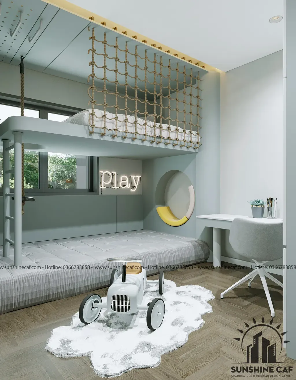 Phòng cho bé - Căn hộ Sacomreal Tân Phú - Phong cách Modern | Space T