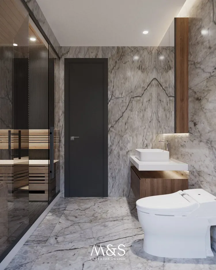 Phòng tắm - Lucasta Villa Quận 9 - Phong cách Modern  | Space T