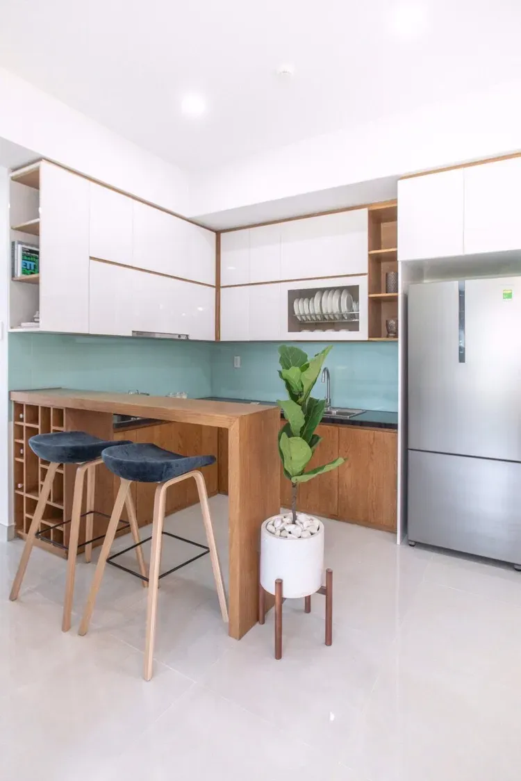 Phòng bếp - Nhà phố Gò Sao Quận 12 - Phong cách Modern  | Space T