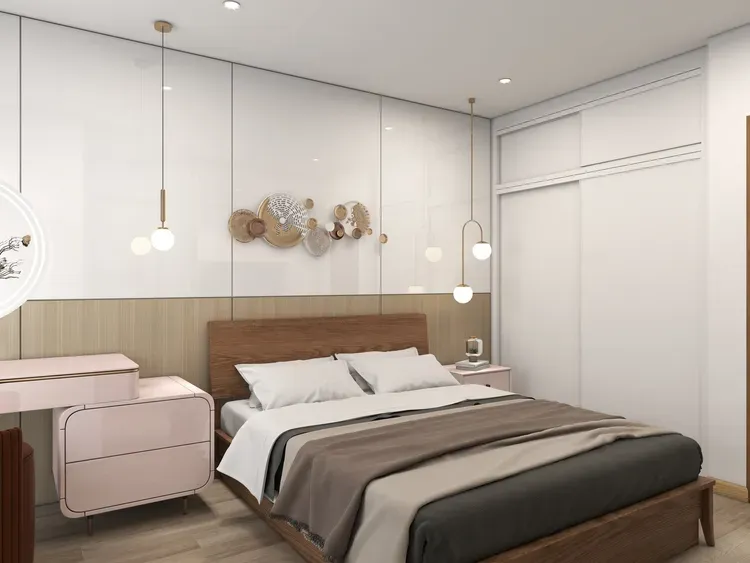 Phòng ngủ - Căn hộ M-One Quận 7 - Phong cách Modern  | Space T