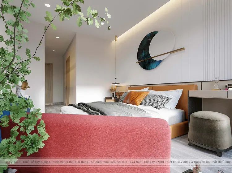 Phòng ngủ - Căn hộ 65m2 HaDo Centrosa Garden - Phong cách Modern  | Space T