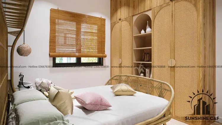Phòng ngủ - Căn hộ Lavita Charm Thủ Đức - Phong cách Tropical  | Space T