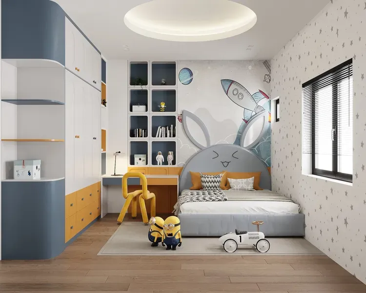 Phòng cho bé - Nhà phố Ân Phú Buôn Ma Thuột - Phong cách Modern  | Space T