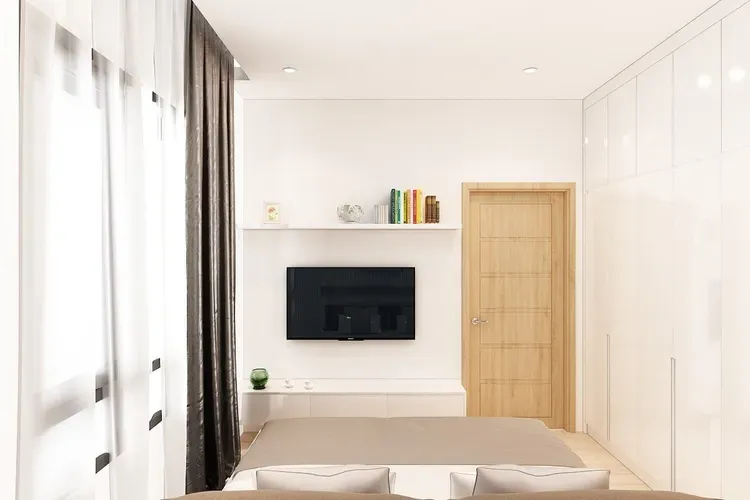 Phòng ngủ - Nhà phố 4 tầng - Phong cách Modern + Scandinavian  | Space T