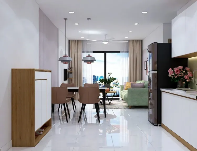 Phòng ăn - Căn hộ Vinhomes Grand Park Quận 9 - Phong cách Scandinavian  | Space T