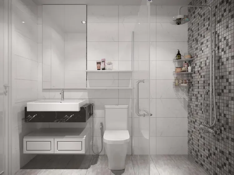 Phòng tắm - Căn hộ Xi Grand Court Quận 10 - Phong cách Modern  | Space T