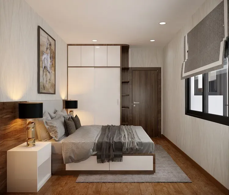 Phòng ngủ - Căn hộ Opal Boulevard - Phong cách Modern  | Space T