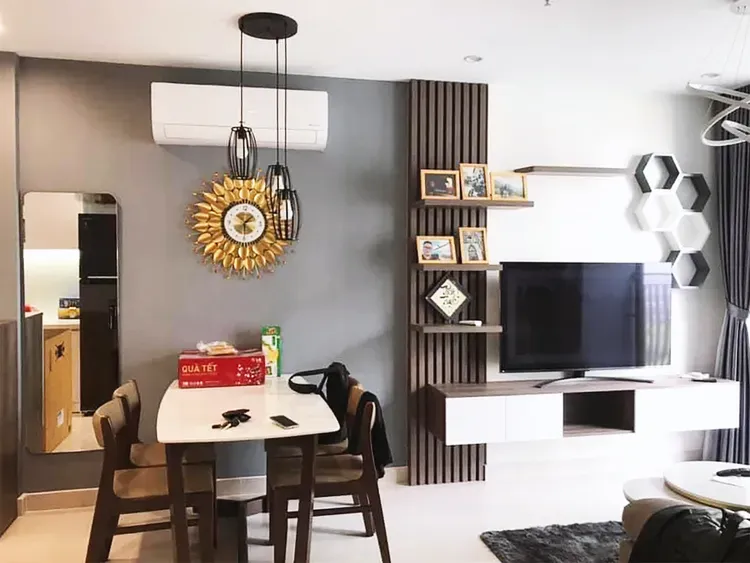 Phòng ăn - Căn hộ 2PN tại Vinhomes Grand Park - Phong cách Modern  | Space T