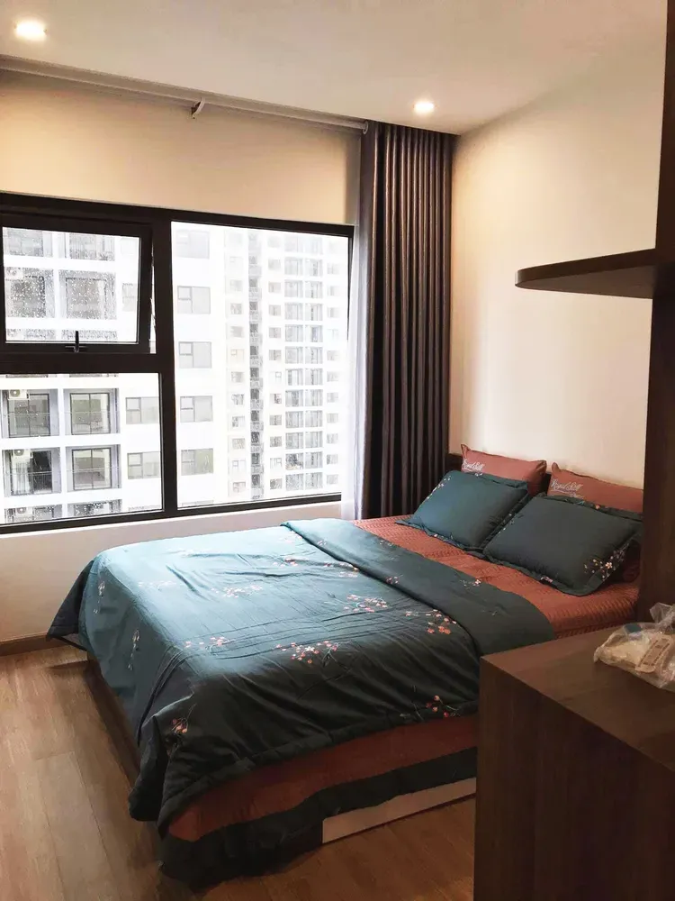 Phòng ngủ - Căn hộ 2PN tại Vinhomes Grand Park - Phong cách Modern  | Space T