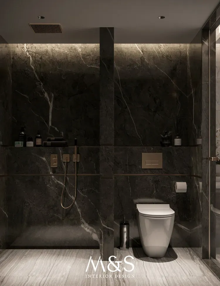 Phòng tắm - Căn hộ Riverpark Premier Quận 7 - Phong cách Neo Classic  | Space T