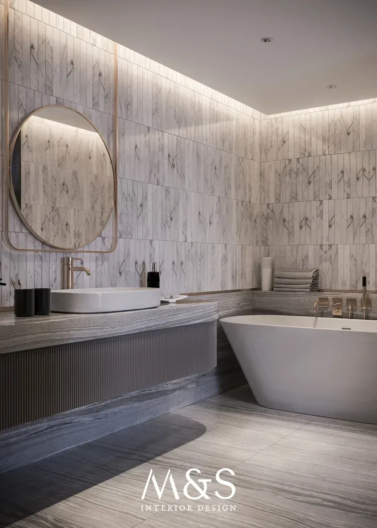 Phòng tắm - Căn hộ Riverpark Premier Quận 7 - Phong cách Neo Classic  | Space T