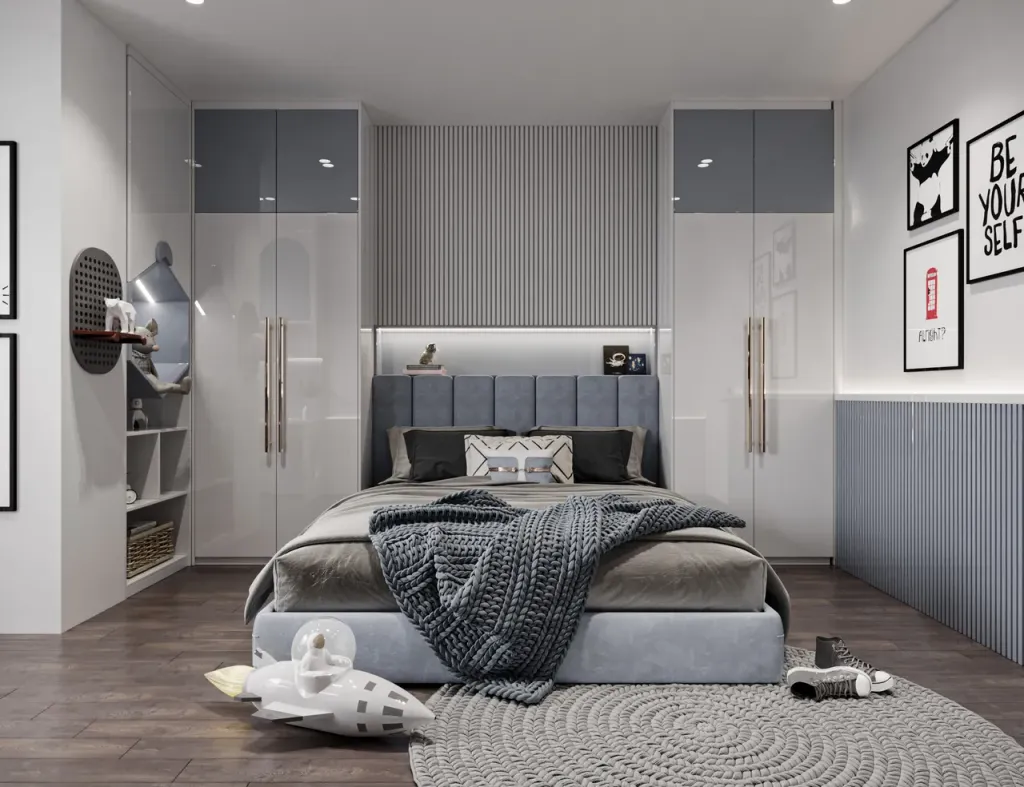 Phòng ngủ - Căn hộ tại Thảo Điền Quận 2 - Phong cách Modern  | Space T