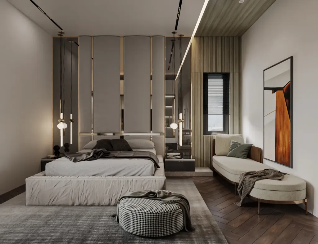 Phòng ngủ - Nhà phố Hóc Môn - Phong cách Modern  | Space T
