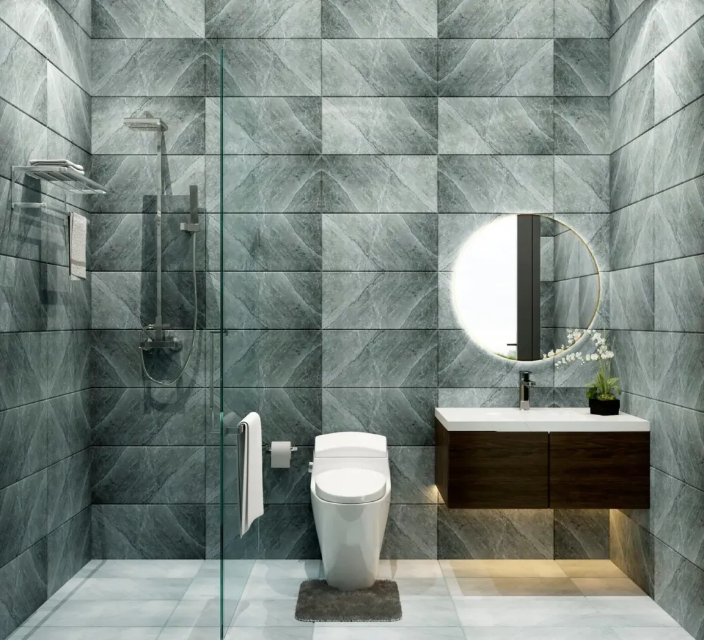 Phòng tắm - Nhà phố Biên Hòa, Đồng Nai - Phong cách Modern  | Space T