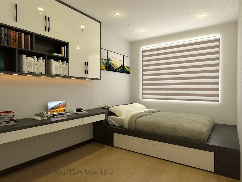 Phòng ngủ - Căn hộ chung cư C Sky View - Phong cách Modern  | Space T