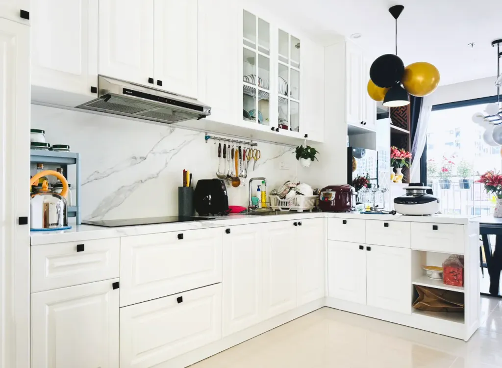 Phòng bếp - Căn hộ chung cư Vinhomes Quận 9 - Phong cách Modern  | Space T