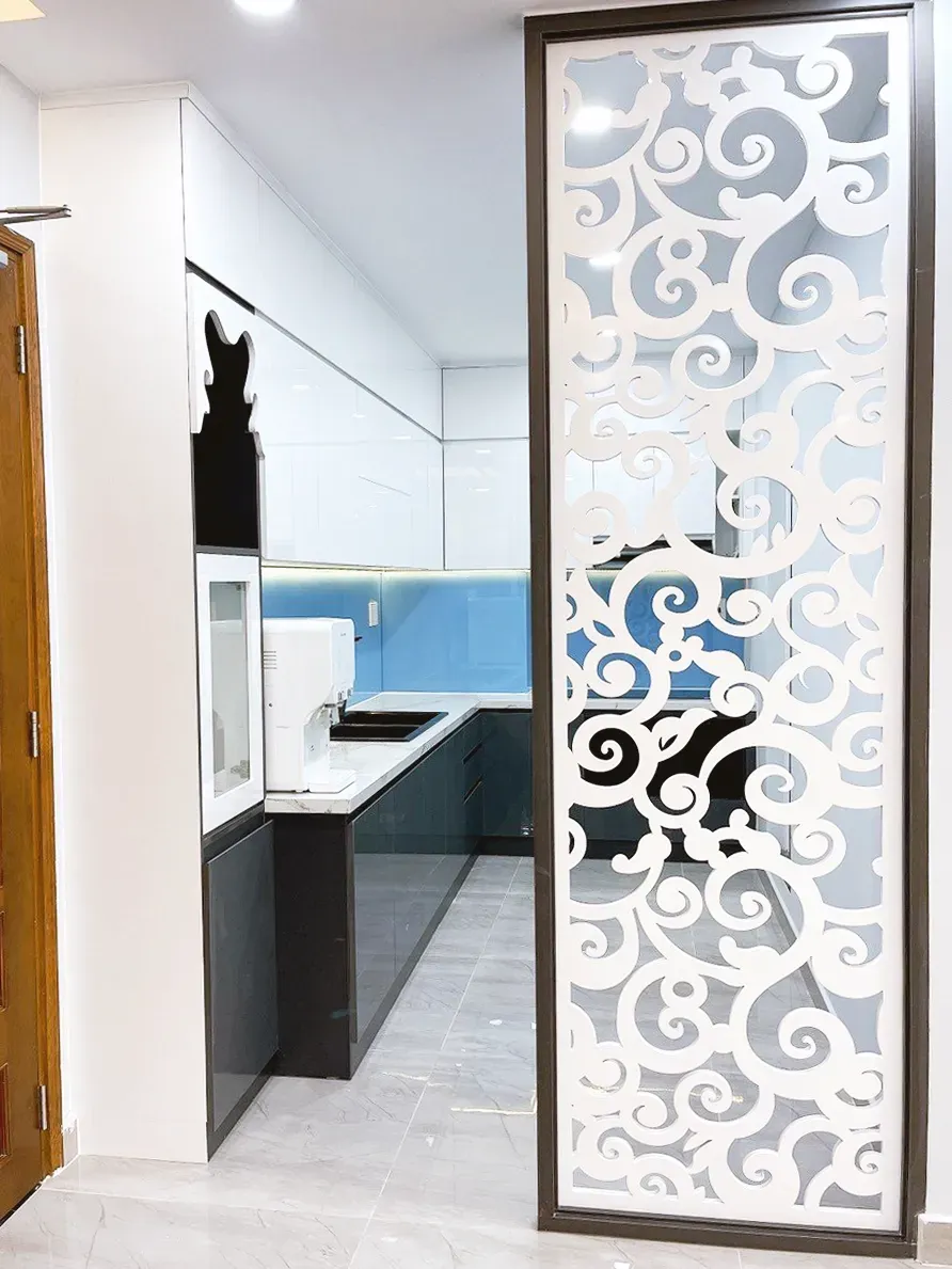 Phòng bếp - Căn hộ chung cư H2 Hoàng Diệu - Phong cách Modern + Minimalist  | Space T