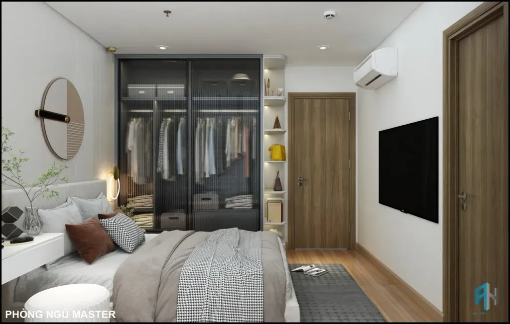 Phòng ngủ - Căn hộ Eco Green Quận 7 - Phong cách Modern  | Space T