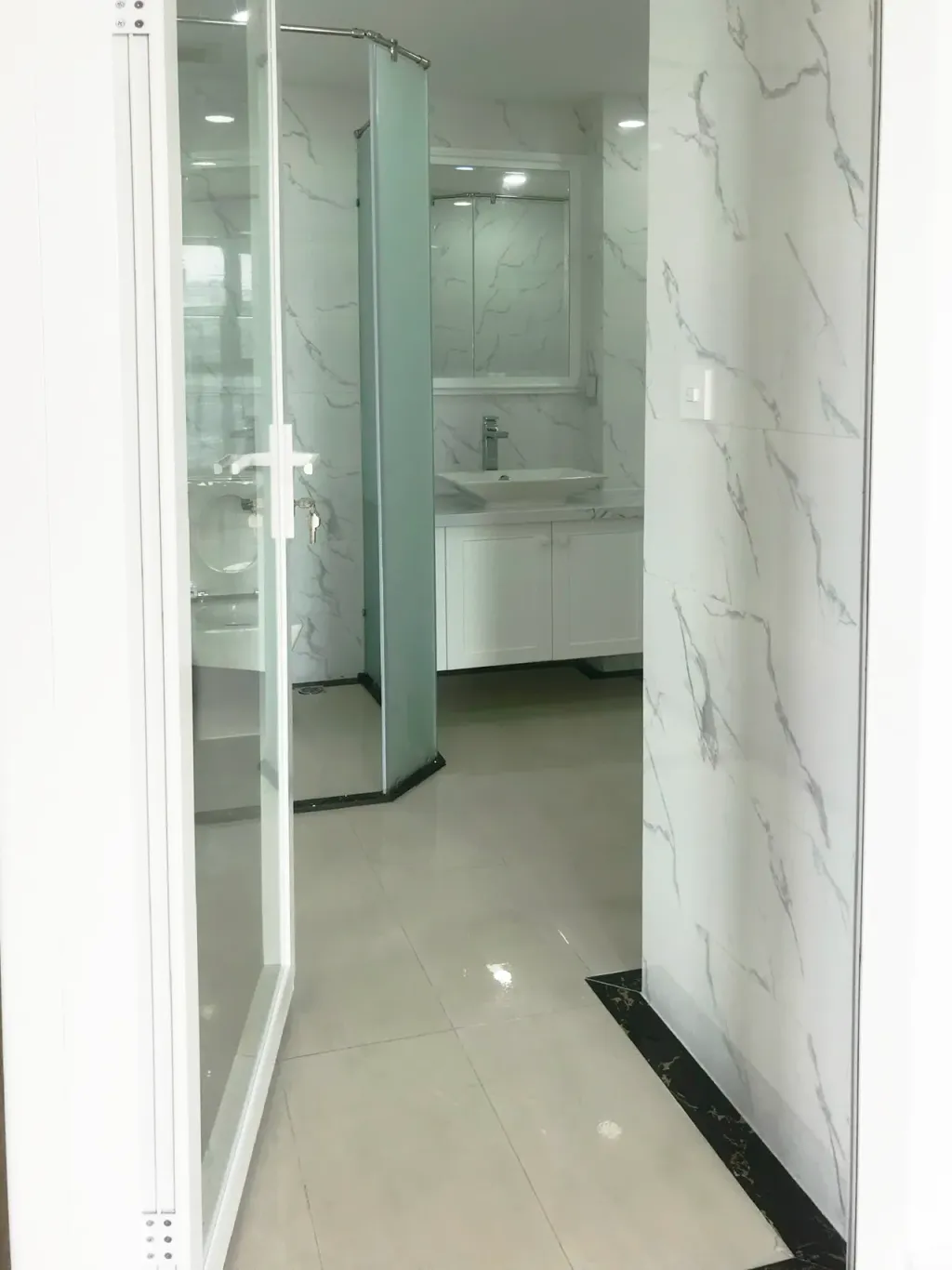 Phòng tắm - Căn hộ Masteri Bến Vân Đồn - Phong cách Neo Classic  | Space T