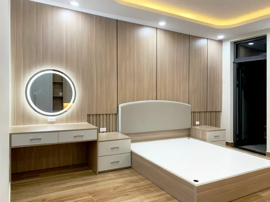 Phòng ngủ - Nhà liền kề KĐT Vạn Phúc - Phong cách Modern  | Space T