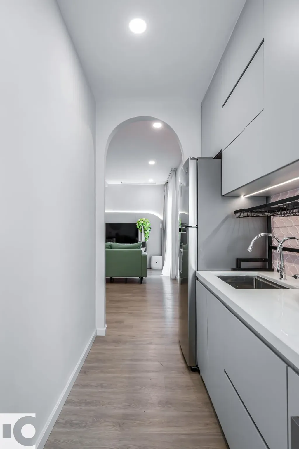 Phòng bếp - Căn hộ chung cư Thạnh Mỹ Lợi - Phong cách Minimalist  | Space T