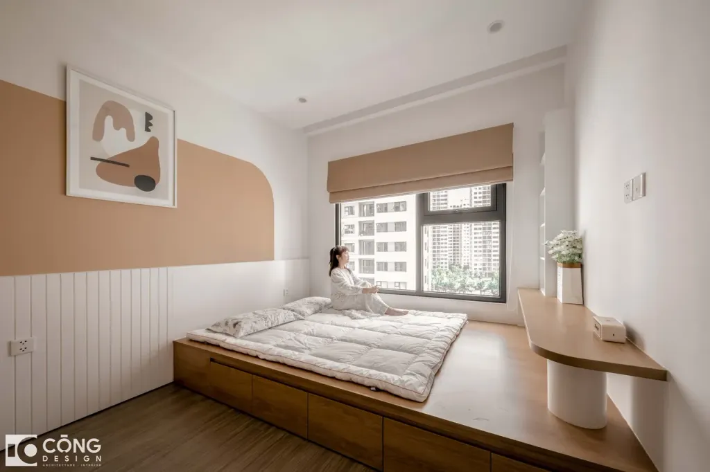 Phòng ngủ - Căn hộ S1001 Vinhomes Grand Park - Phong cách Minimalist  | Space T