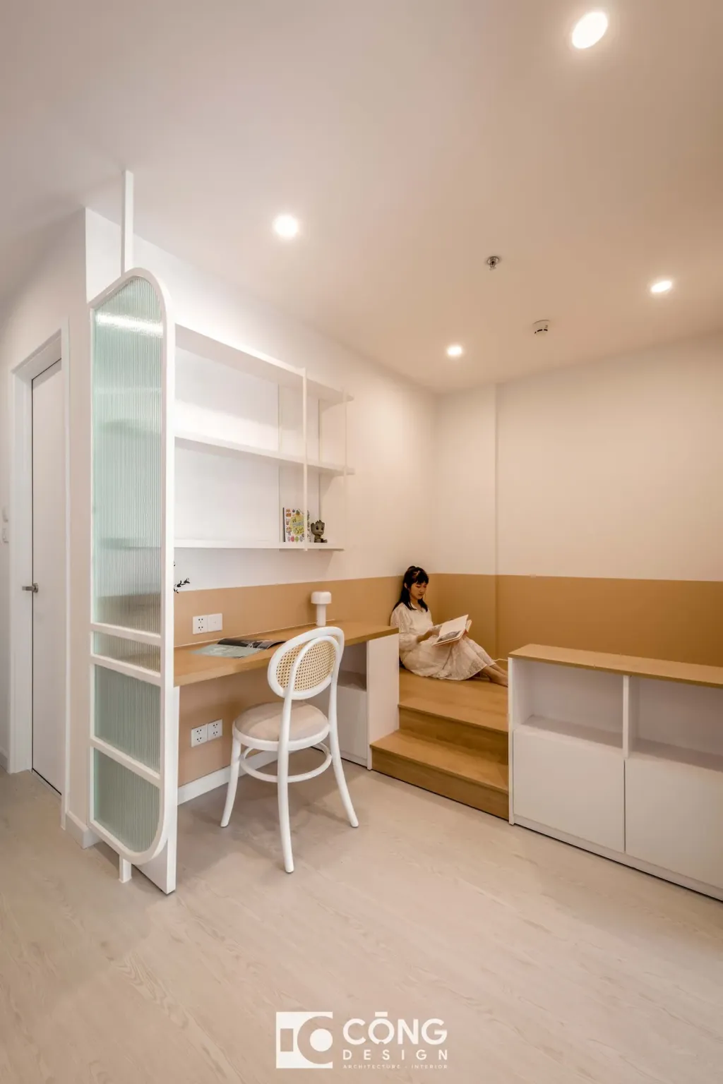 Góc thư giãn - Căn hộ S1001 Vinhomes Grand Park - Phong cách Minimalist  | Space T