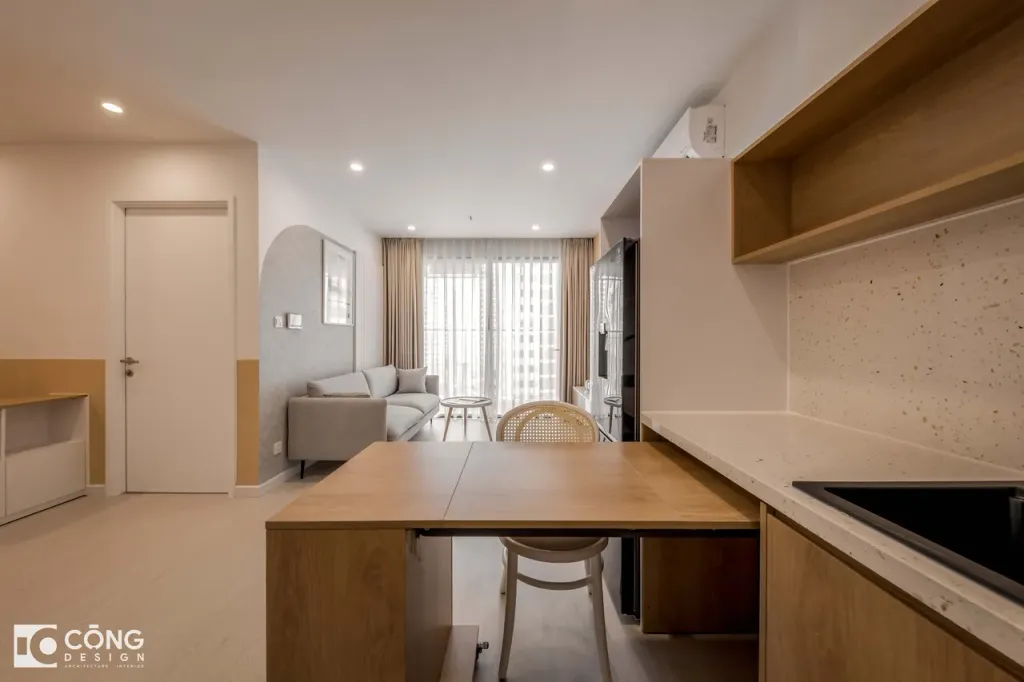 Phòng ăn - Căn hộ S1001 Vinhomes Grand Park - Phong cách Minimalist  | Space T