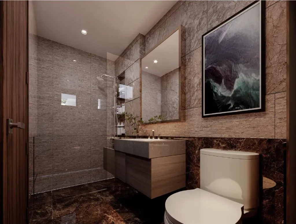 Phòng tắm - Biệt thự Long Thành - Phong cách Modern  | Space T