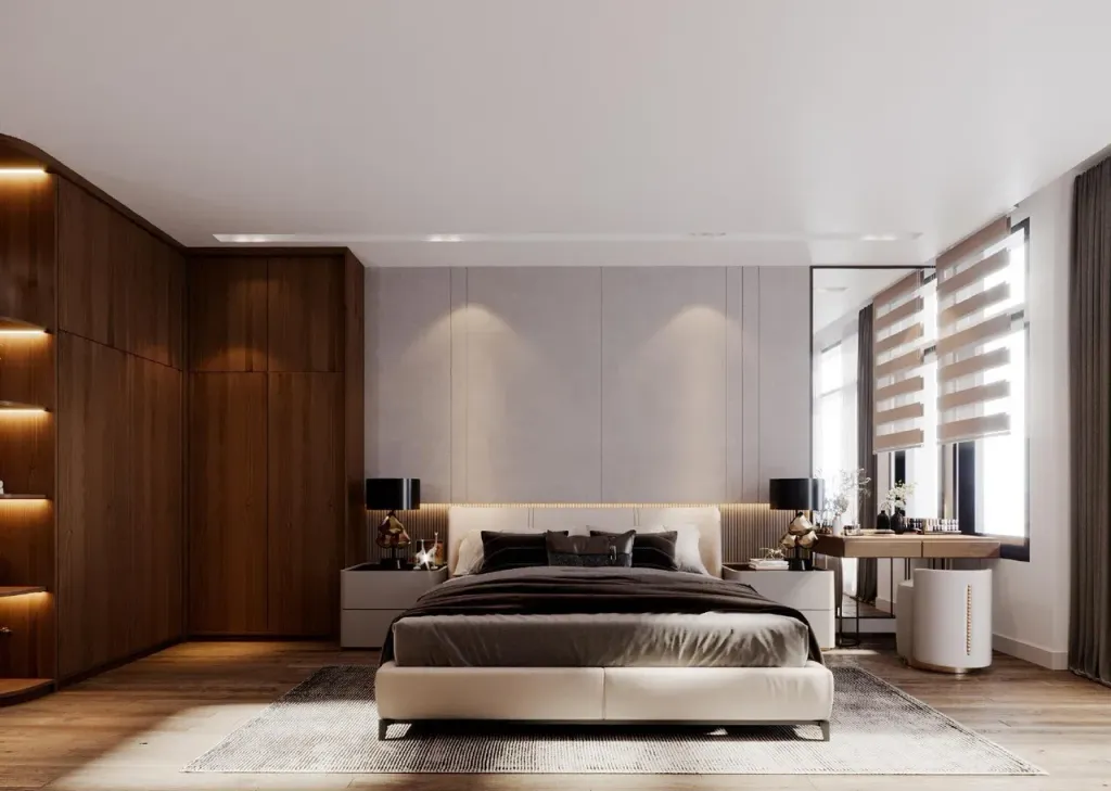Phòng ngủ - Biệt thự Long Thành - Phong cách Modern  | Space T