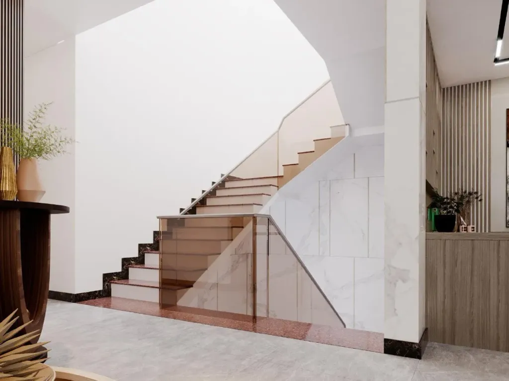 Cầu thang - Biệt thự Long Thành - Phong cách Modern  | Space T