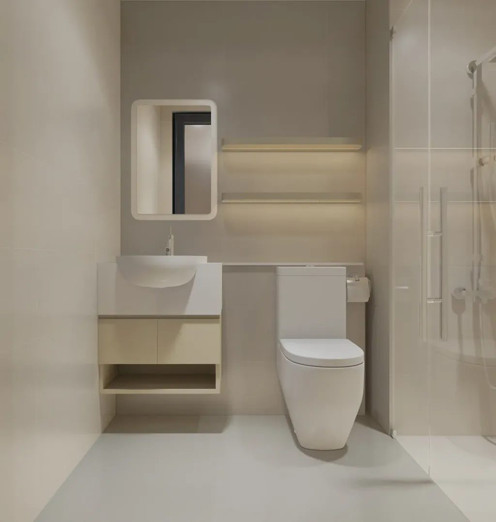 Phòng tắm - Căn hộ tại Quận 7 - Phong cách Modern  | Space T