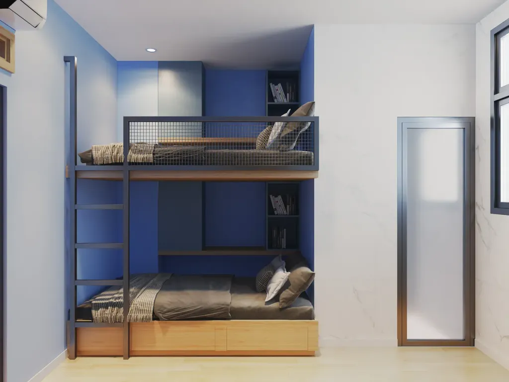 Phòng ngủ - Nhà phố Ngã 4 Bình Phước - Phong cách Modern  | Space T